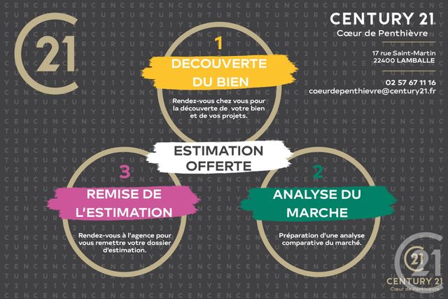 maison à vendre - 7 pièces - 136.5 m2 - ST ALBAN - 22 - BRETAGNE - Century 21 Coeur De Penthièvre