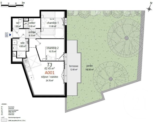 Appartement T3 à vendre - 3 pièces - 62.45 m2 - PLENEUF VAL ANDRE - 22 - BRETAGNE - Century 21 Coeur De Penthièvre