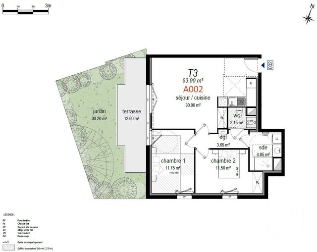 Appartement T3 à vendre - 3 pièces - 63.9 m2 - PLENEUF VAL ANDRE - 22 - BRETAGNE - Century 21 Coeur De Penthièvre