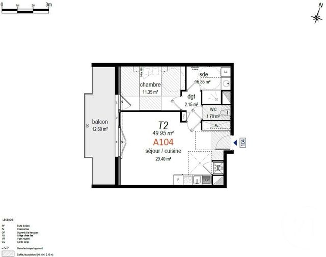 Appartement T2 à vendre - 2 pièces - 49.95 m2 - PLENEUF VAL ANDRE - 22 - BRETAGNE - Century 21 Coeur De Penthièvre