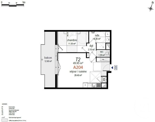 Appartement T2 à vendre - 2 pièces - 50.95 m2 - PLENEUF VAL ANDRE - 22 - BRETAGNE - Century 21 Coeur De Penthièvre