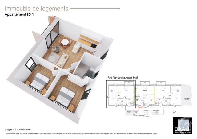 Appartement T3 à vendre - 3 pièces - 52.79 m2 - PLENEUF VAL ANDRE - 22 - BRETAGNE - Century 21 Coeur De Penthièvre
